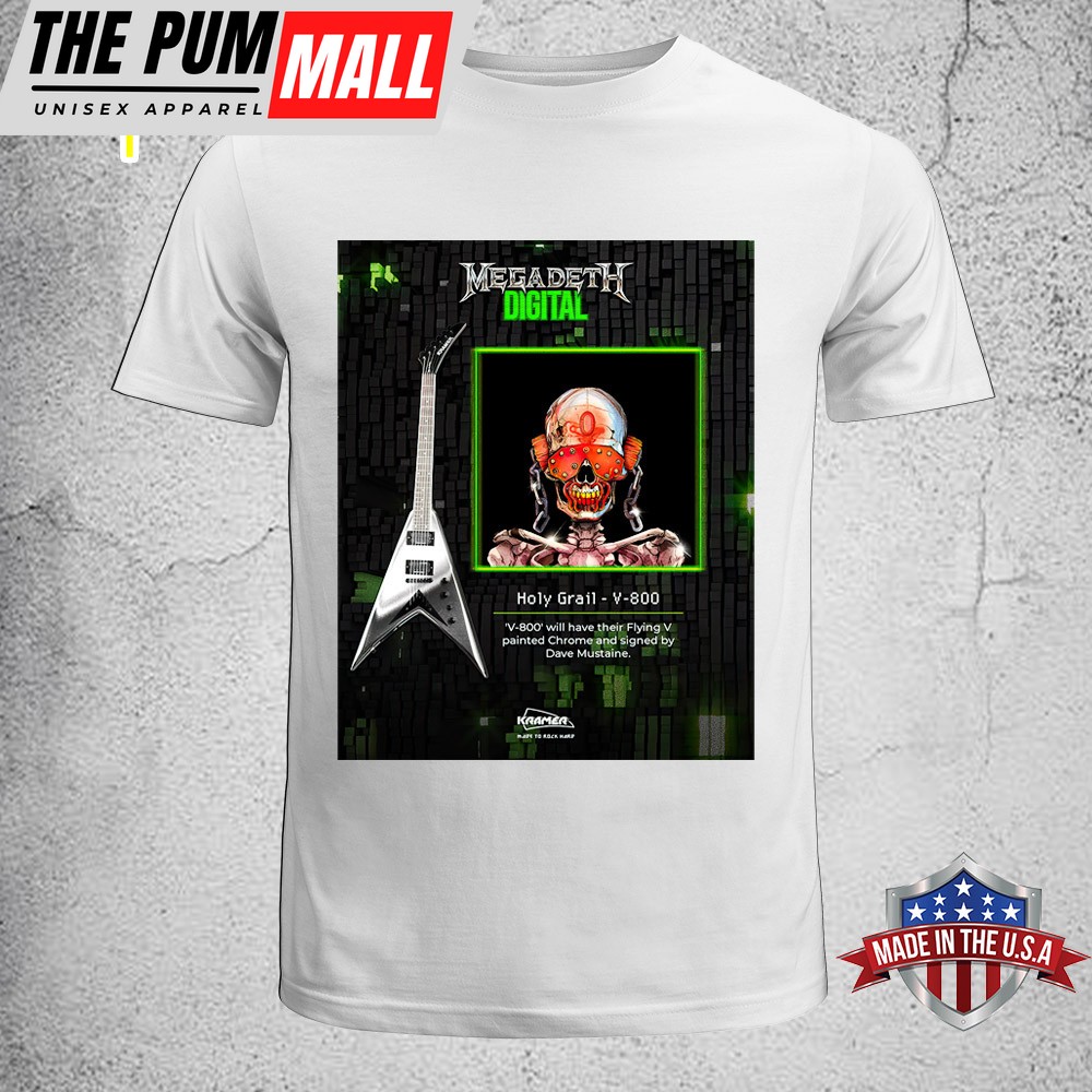 Megadeth Digital Holy Grail Music Tour Unisex T-Shirt