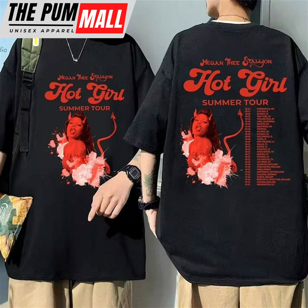 Megan Thee Stallion Hot Girl Summer Tour 2024 Shirt, Megan Thee Stallion 2024 Concert Tee