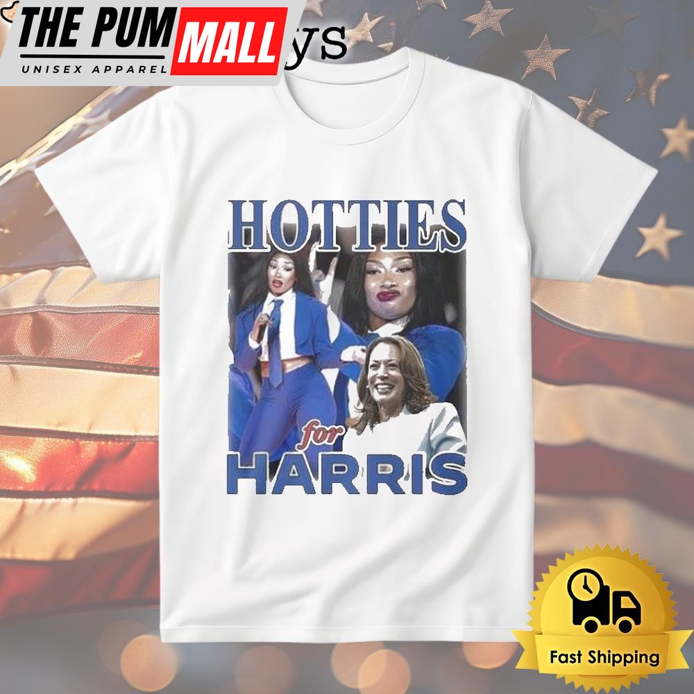Megan Thee Stallion Hotties For Harris Voting For Kamala Madam President T Shirt