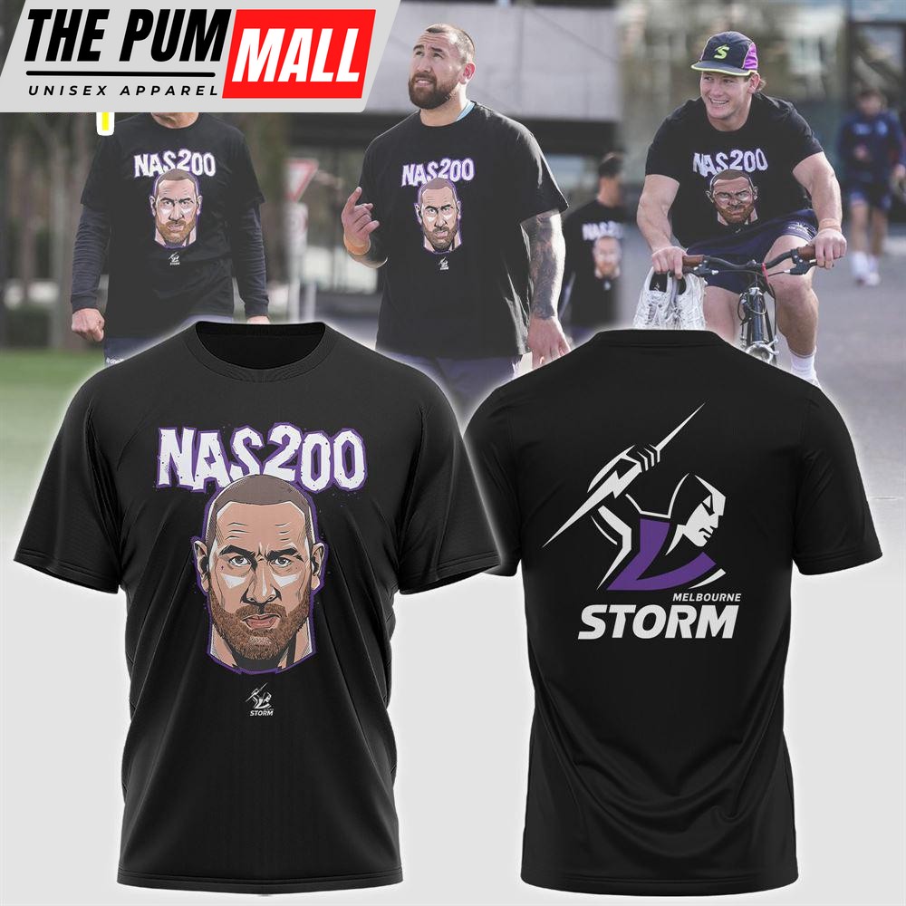 Melbourne Storm 2024 Adults Nas 200 Shirt