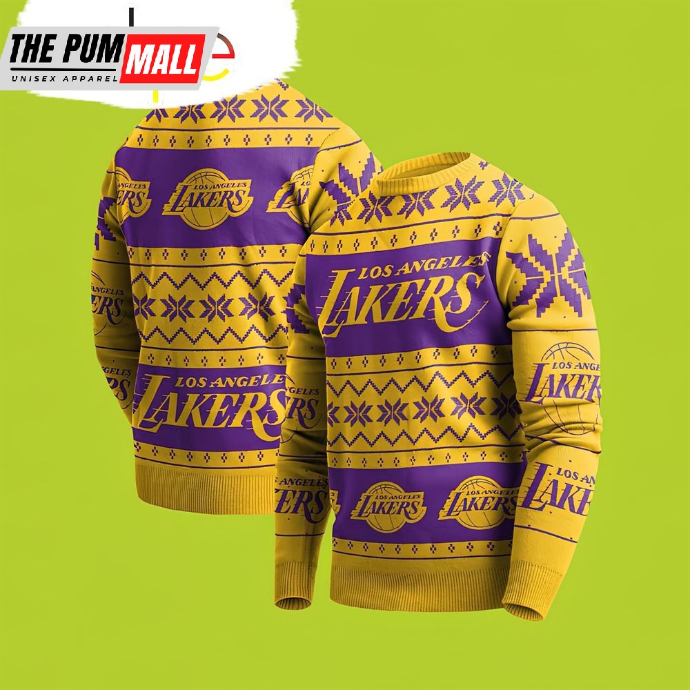 Men’s Los Angeles Lakers Christmas Sweater