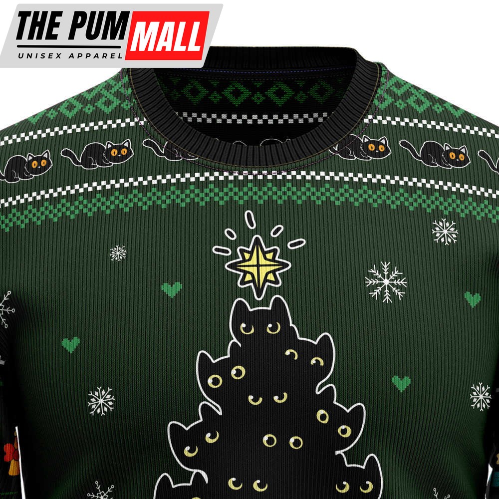 meowy-christmas-black-cat-g5105-ugly-christmas-sweater-perfect-holiday-gift-by-27t64j6n Meowy Christmas Black Cat G5105 Ugly Christmas Sweater – Perfect Holiday Gift by Noel Malalan