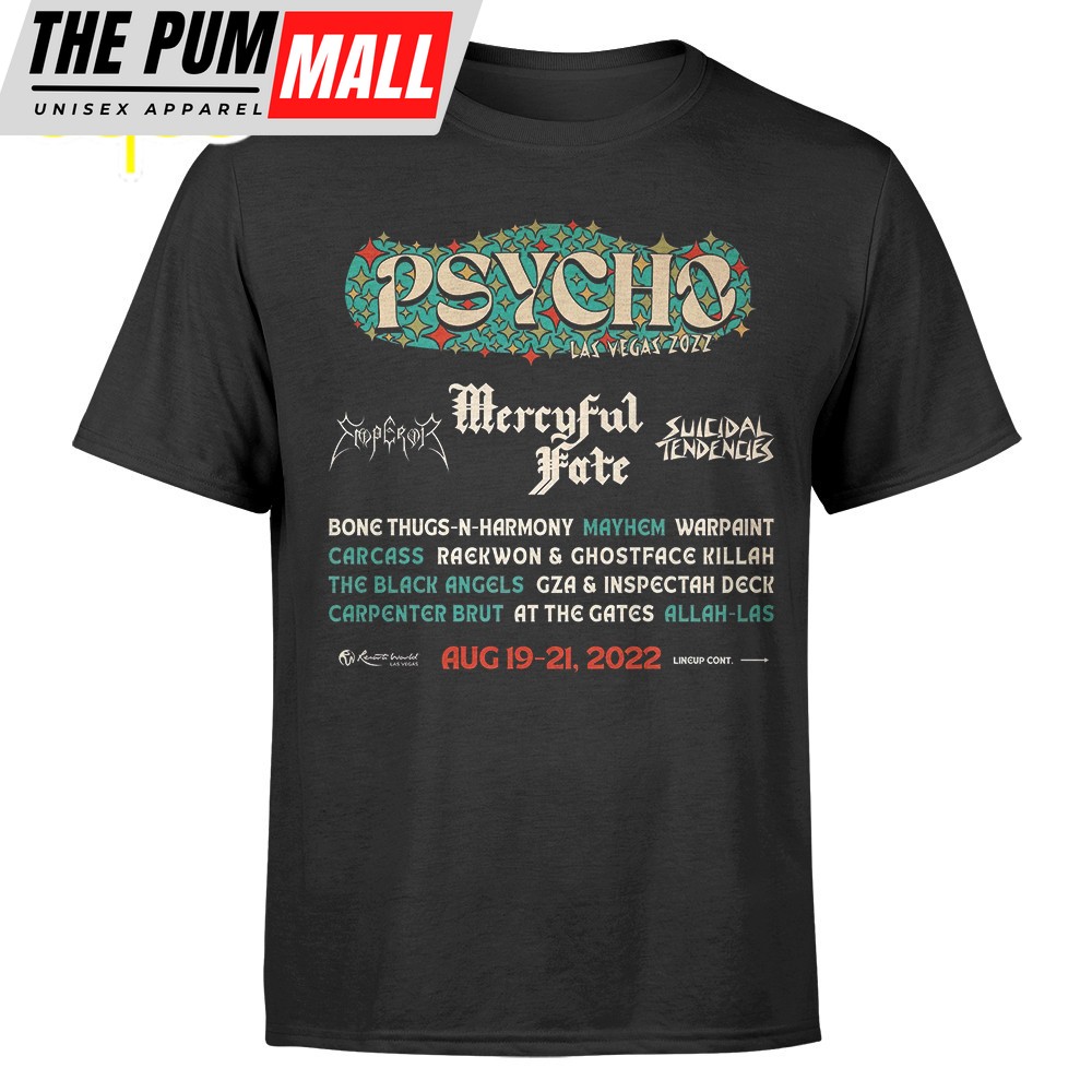 Mercyful Fate Psycho LV 2025 T-shirt