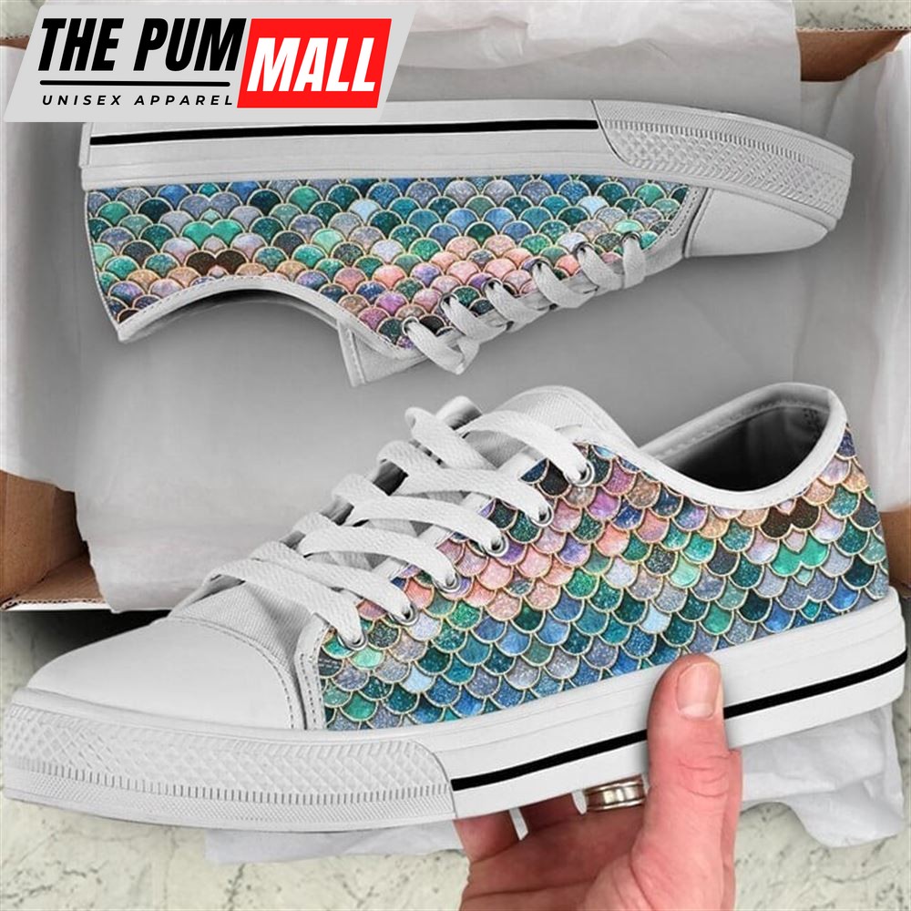 mermaid-scales-low-top-shoes-low-top-shoes-mens-women-yaus2rzl Mermaid Scales Low Top Shoes – Low Top Shoes Mens, Women