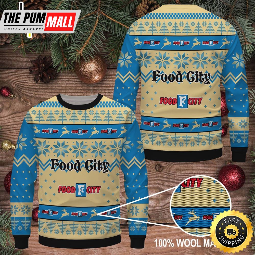 Merry Christmas 2025 Food City Ugly Sweater