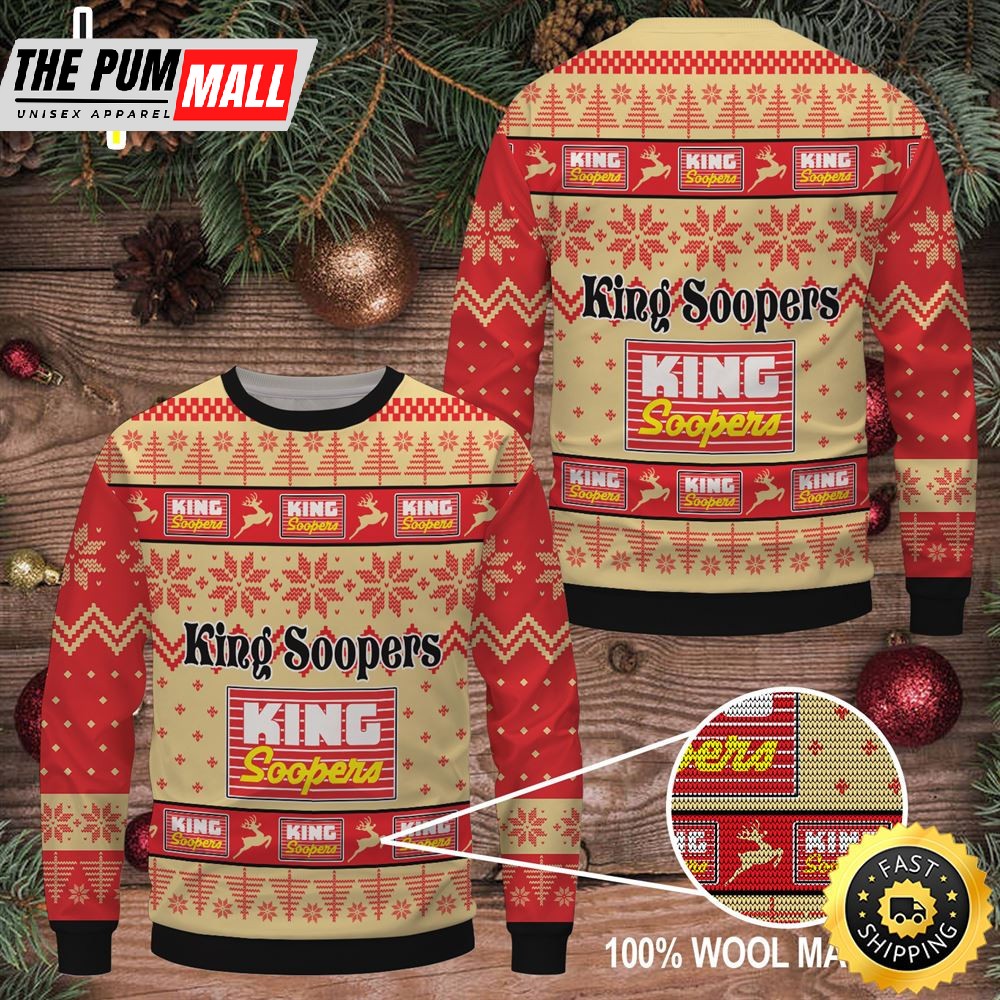 Merry Christmas 2025 King Soopers Ugly Sweater