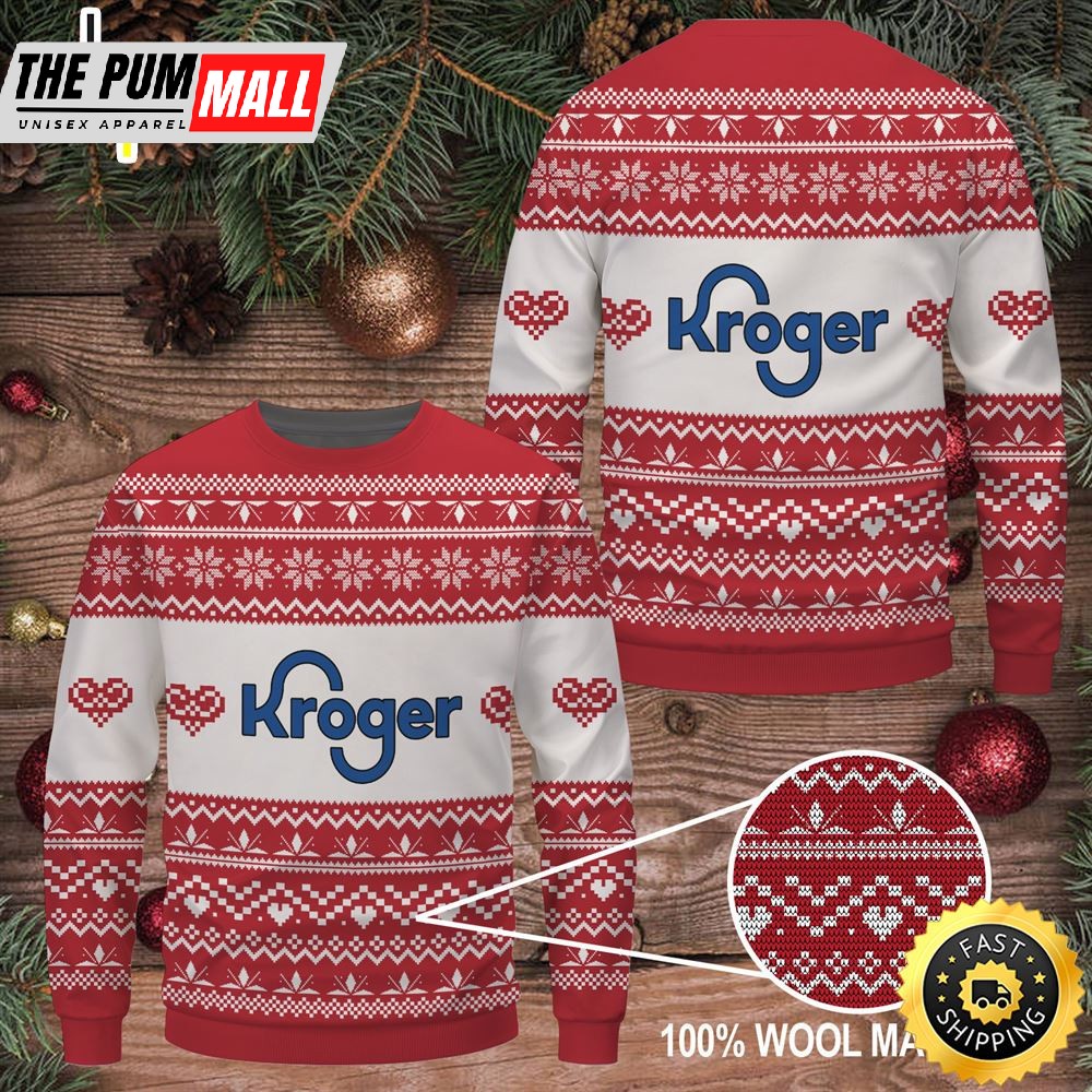 Merry Christmas 2025 Kroger Ugly Sweater