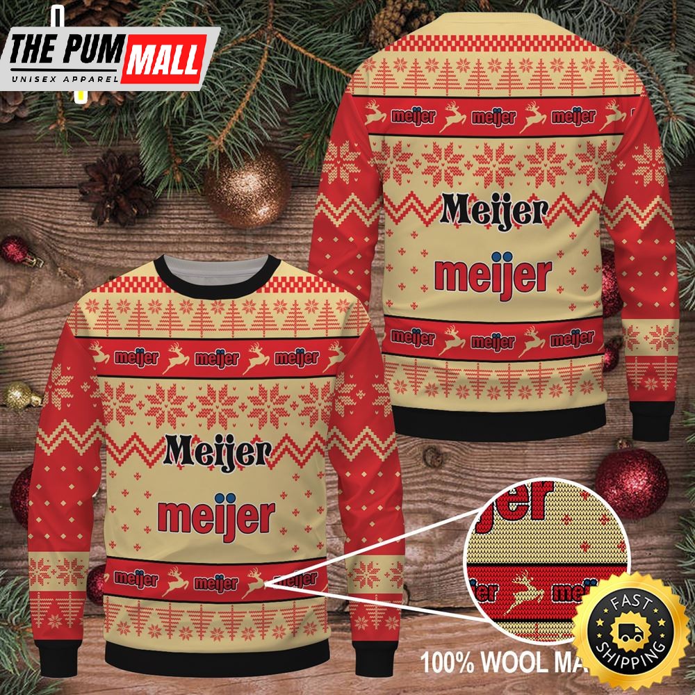 Merry Christmas 2025 Meijer Ugly Sweater