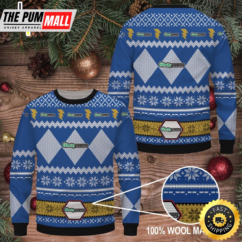Merry Christmas 2025 O’reilly Auto Parts Ugly Sweater