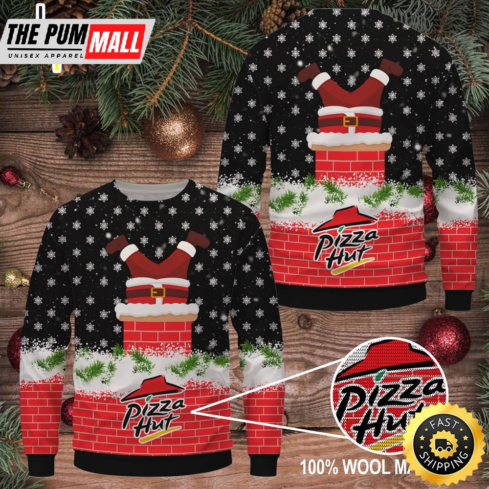 Merry Christmas 2025 Pizza Hut Wool Sweater Christmas