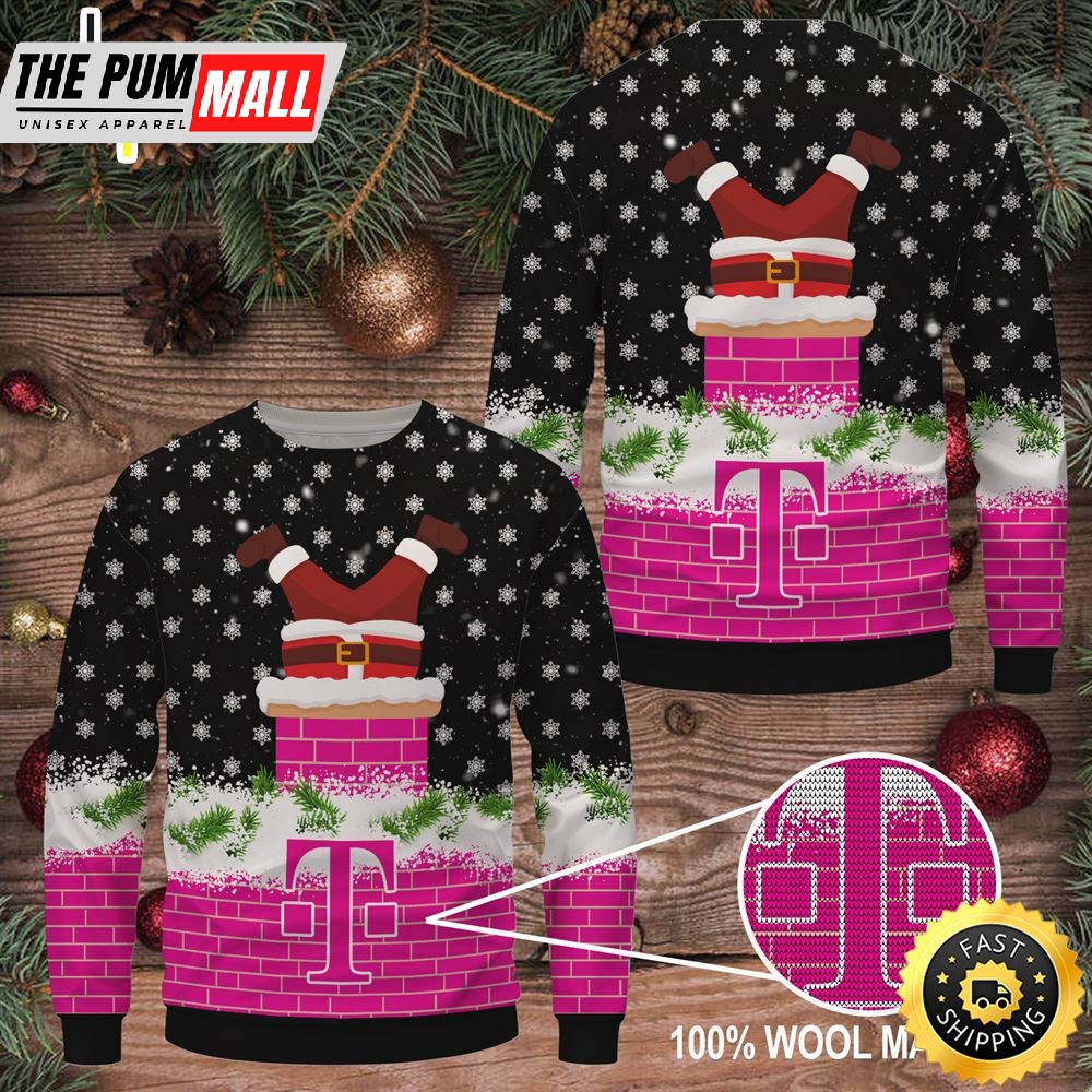 Merry Christmas 2025 T-Mobile Wool Sweater Christmas