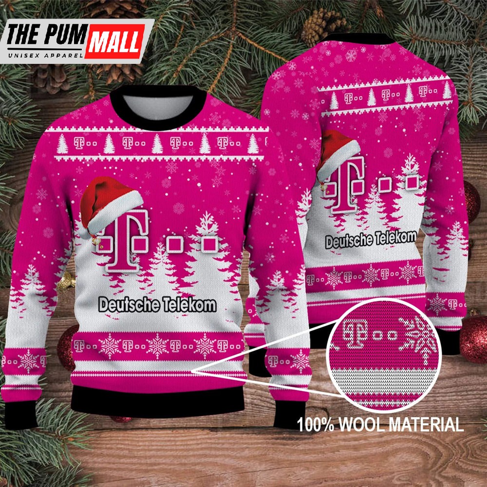 Merry Christmas 2025 Ugly Sweater Deutsche Telekom