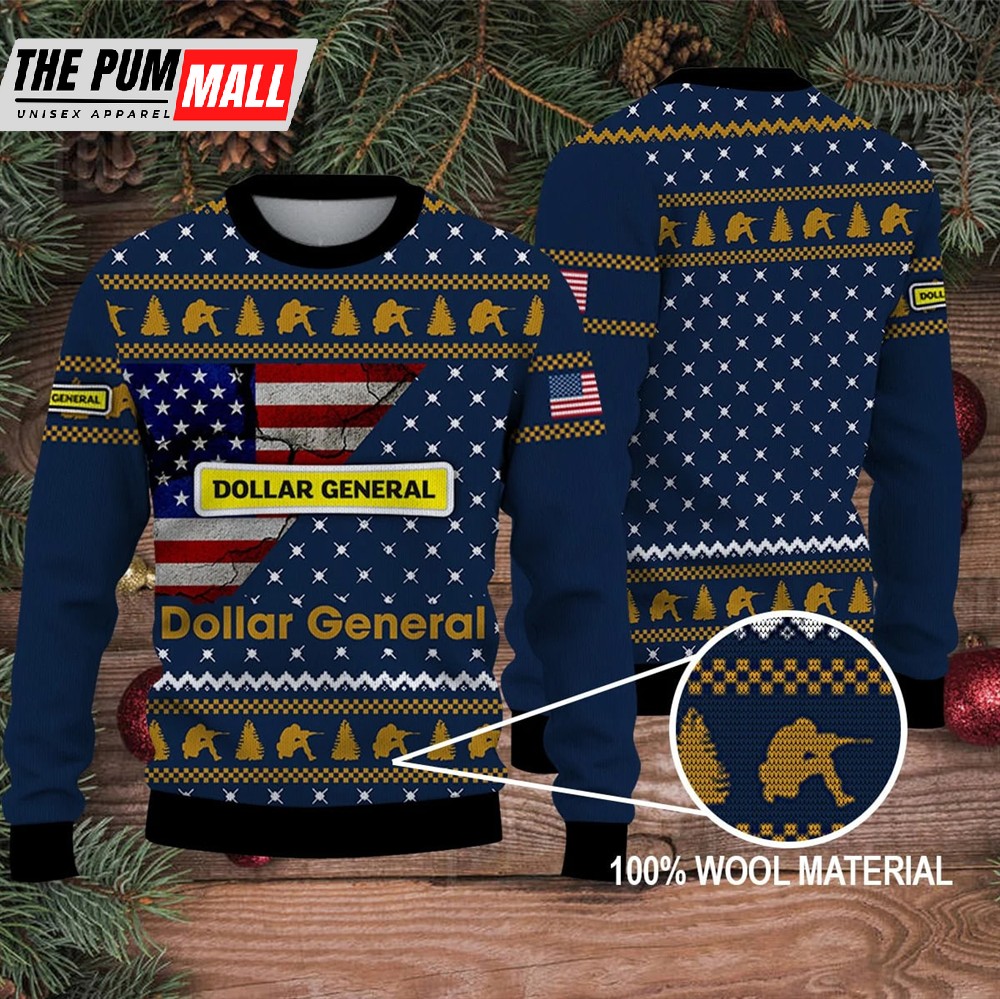 Merry Christmas 2025 Ugly Sweater Dollar General Htvq11031