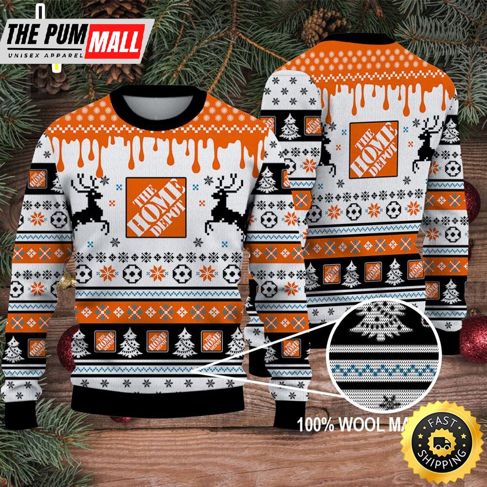 Merry Christmas 2025 Ugly Sweater Home Depot