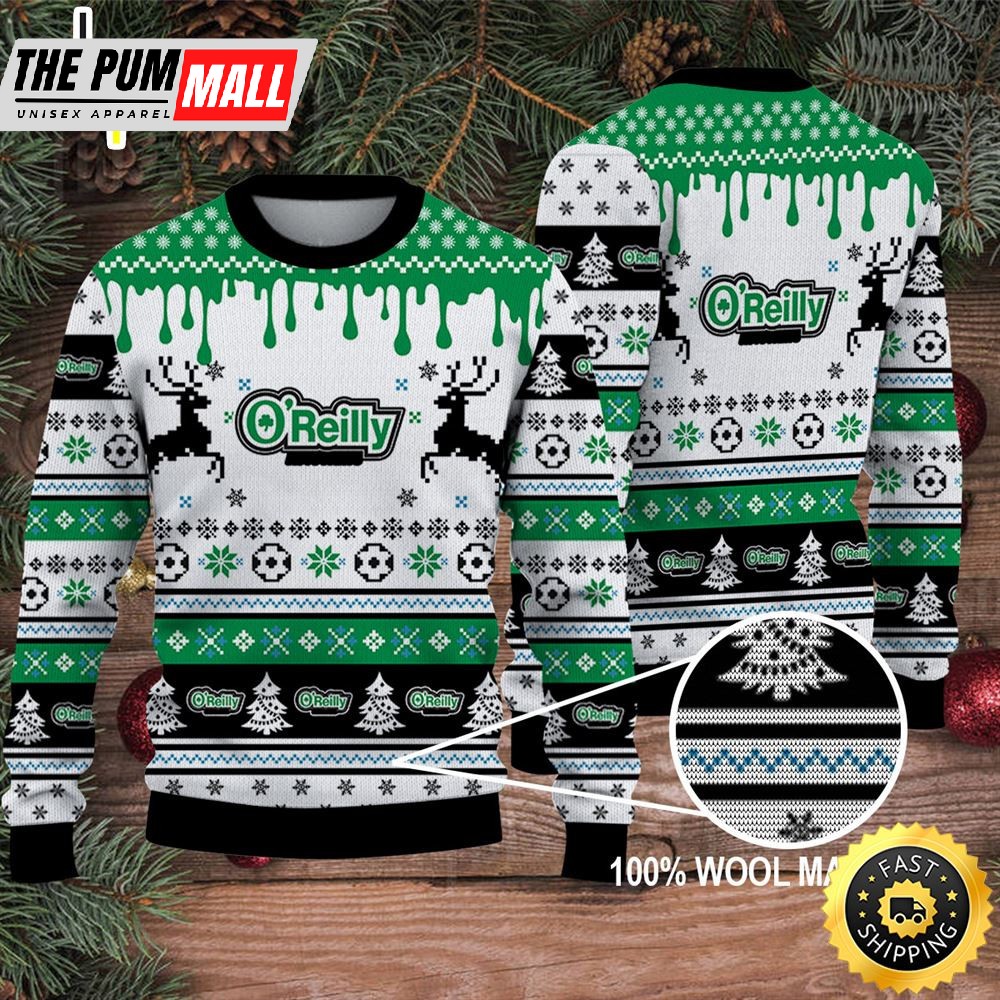 Merry Christmas 2025 Ugly Sweater O’reilly Auto Parts