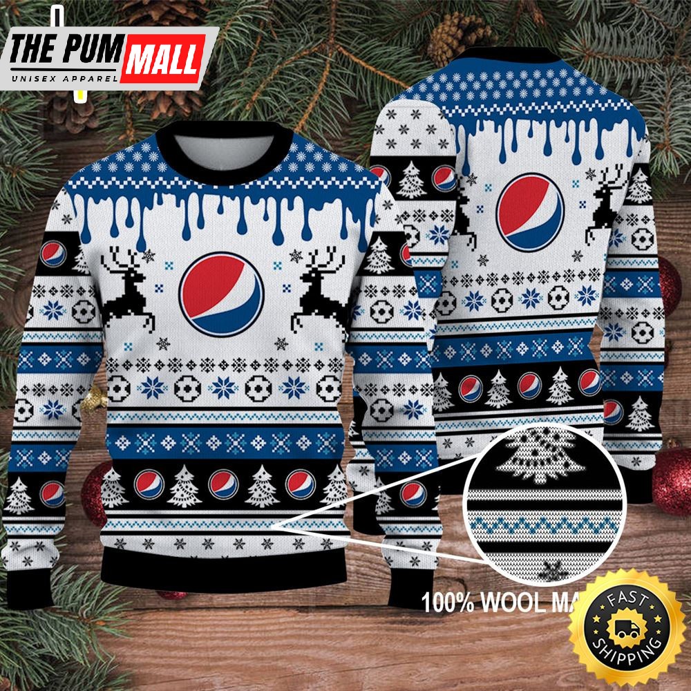 Merry Christmas 2025 Ugly Sweater Pepsi