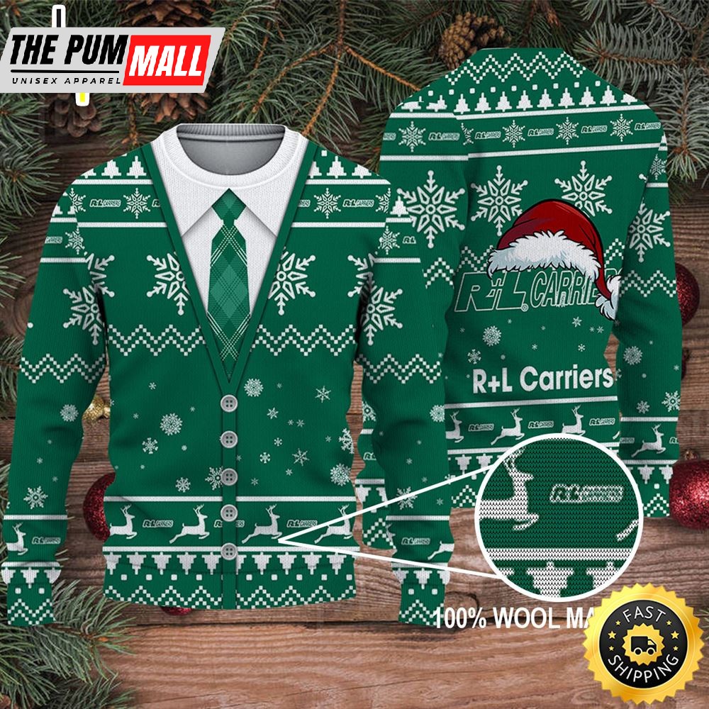 Merry Christmas 2025 Ugly Sweater R+L Carriers