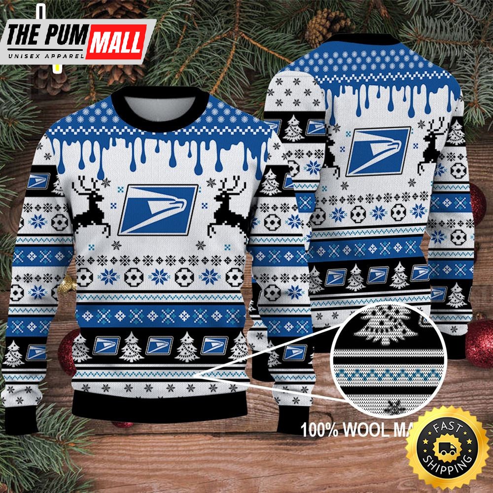 Merry Christmas 2025 Ugly Sweater Usps
