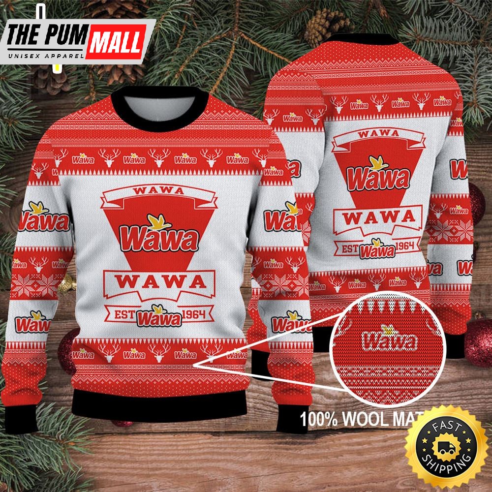 Merry Christmas 2025 Ugly Sweater Wawa