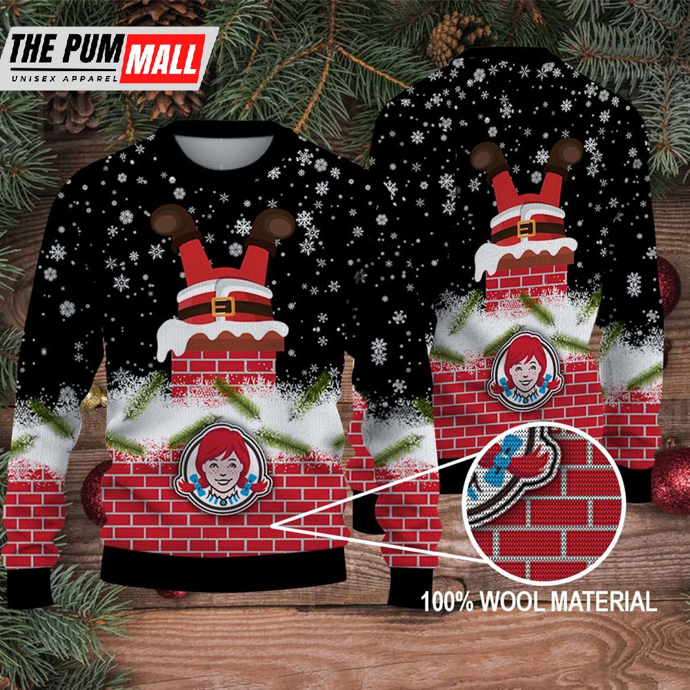 Merry Christmas 2025 Ugly Sweater Wendy’s