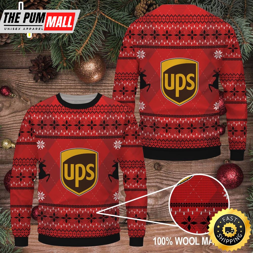 Merry Christmas 2025 Ups Ugly Sweater