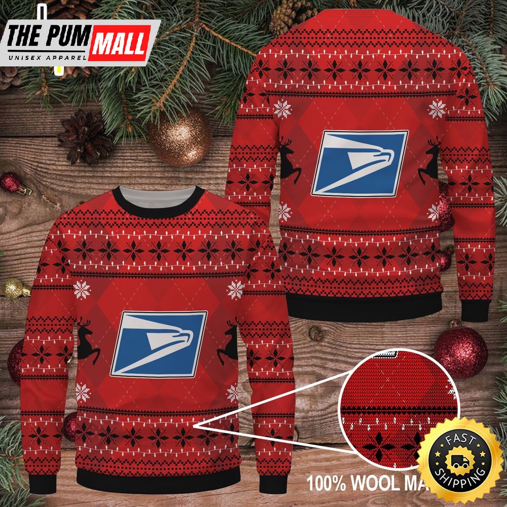 Merry Christmas 2025 Usps Ugly Sweater