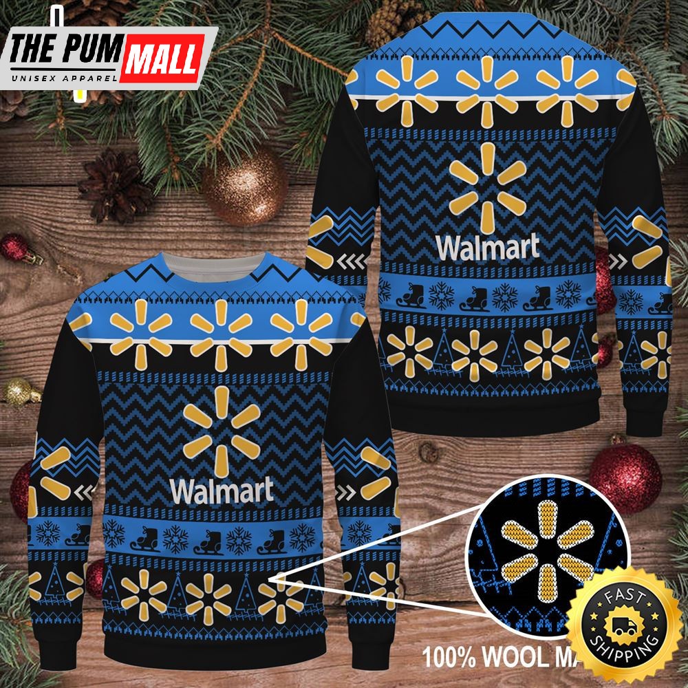 Merry Christmas 2025 Walmart Ugly Sweater Uniform