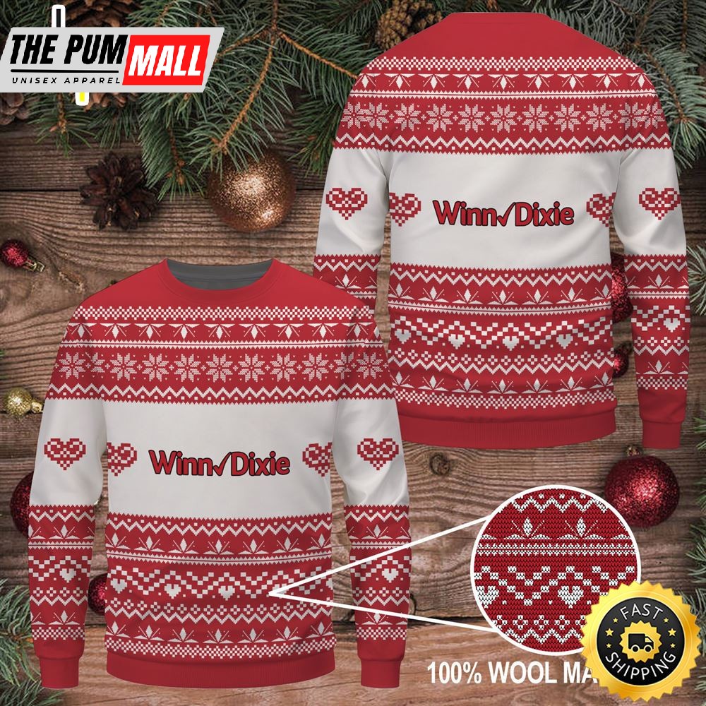 Merry Christmas 2025 Winn-Dixie Ugly Sweater