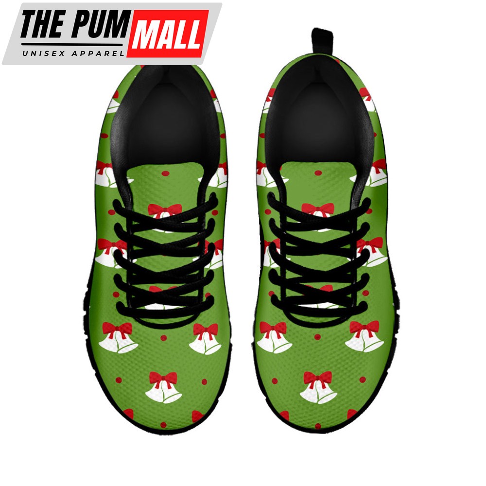 merry-christmas-bells-pattern-print-black-running-shoes-gift-for-men-and-women-3vuqz3lc Merry Christmas Bells Pattern Print Black Running Shoes, Gift For Men And Women