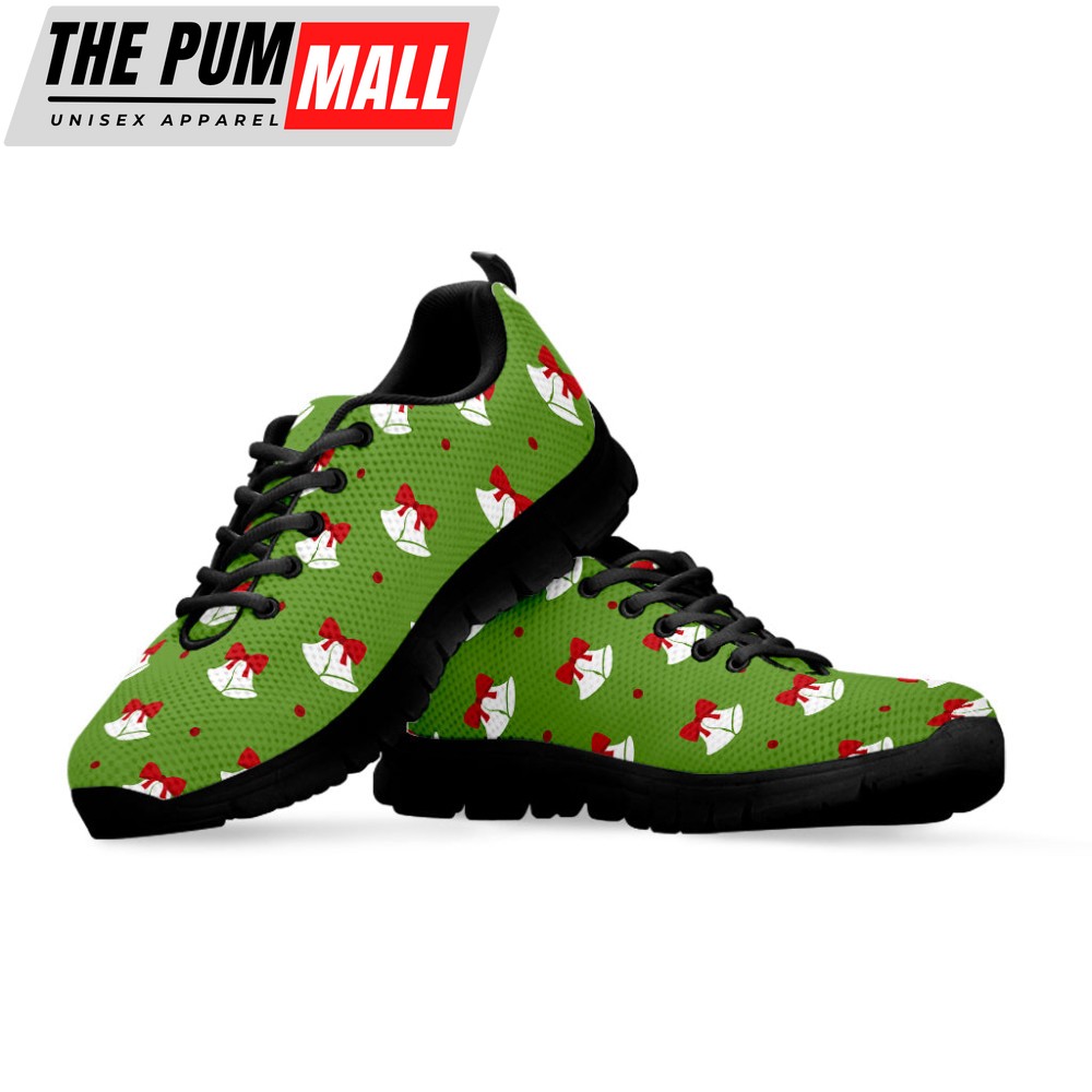 merry-christmas-bells-pattern-print-black-running-shoes-gift-for-men-and-women-3vuqz3lc Merry Christmas Bells Pattern Print Black Running Shoes, Gift For Men And Women