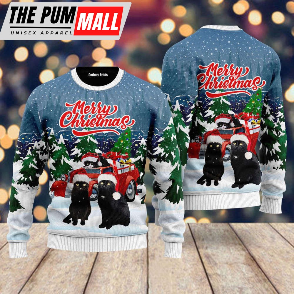 merry-christmas-black-cat-ugly-christmas-sweater-for-men-women-uh1230-1je78j2y Merry Christmas Black Cat Ugly Christmas Sweater For Men & Women UH1230