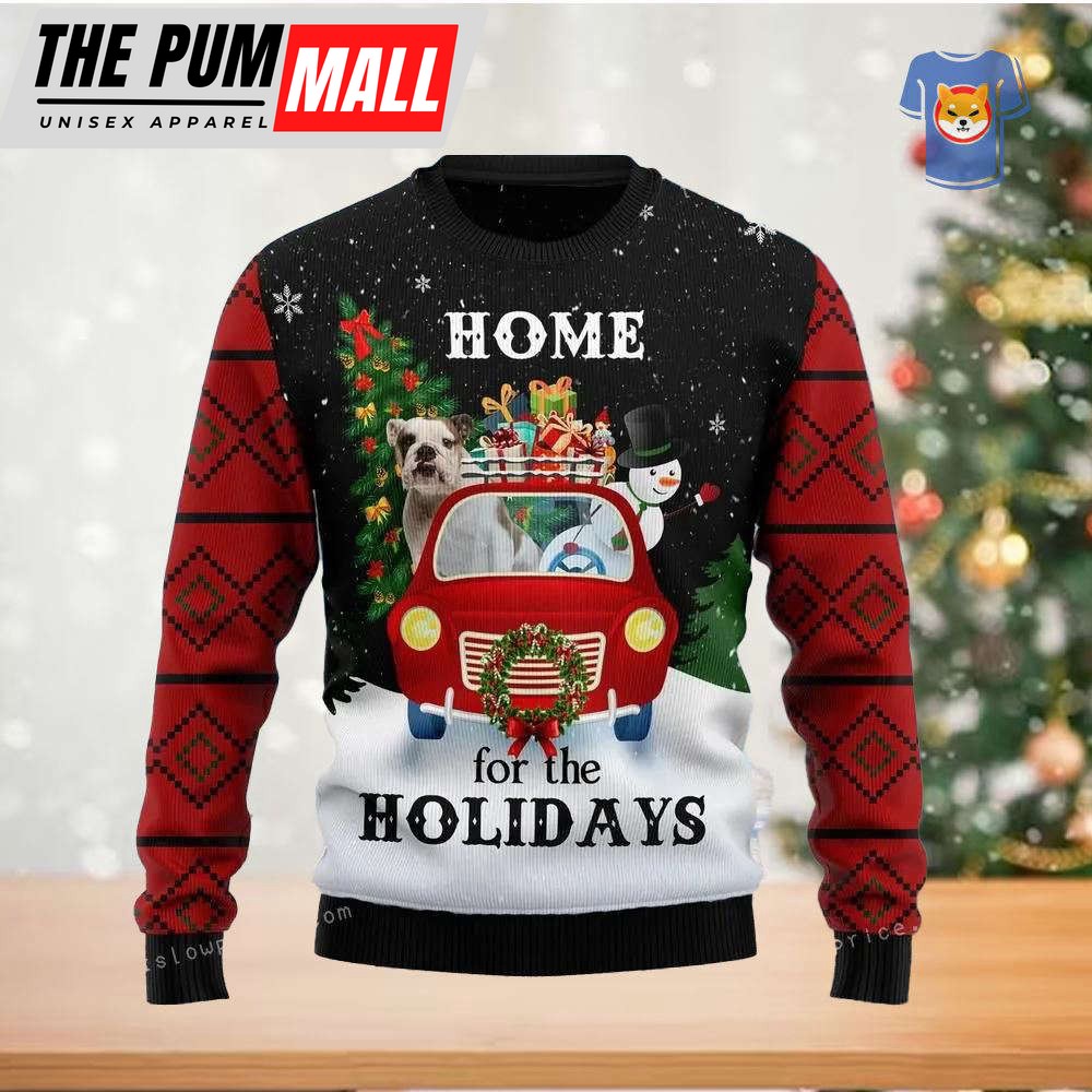 Merry Christmas Bulldog & Snowman Ugly Sweater Party: Festive Fun for the Holidays!