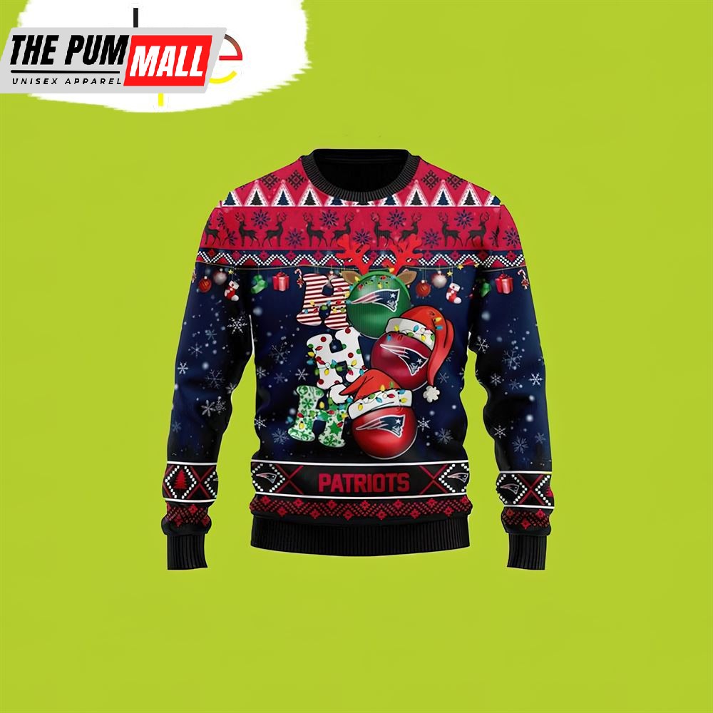 Merry Christmas Decor NFL New England Patriots Christmas Sweater