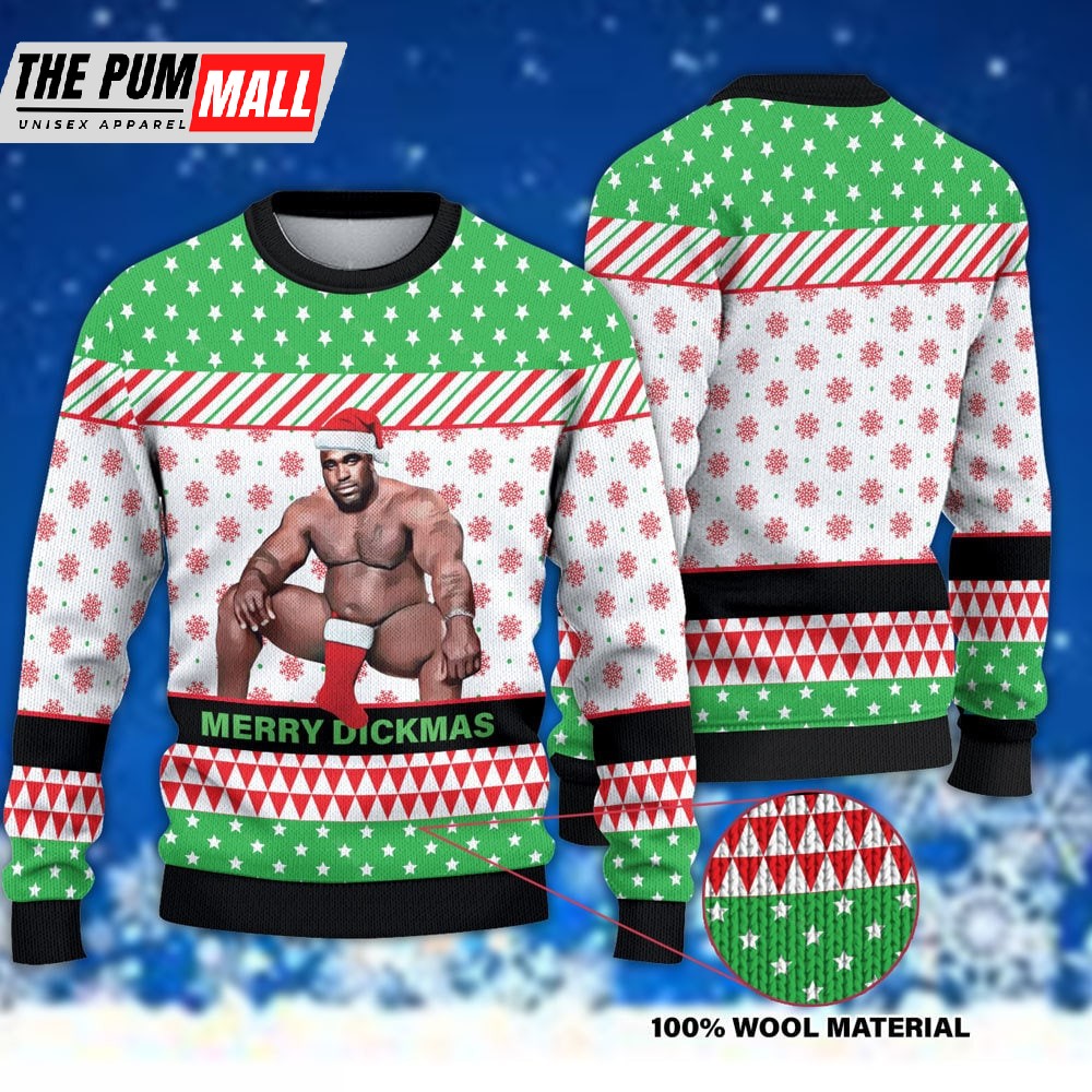Merry Christmas Dickmas Ugly Sweater