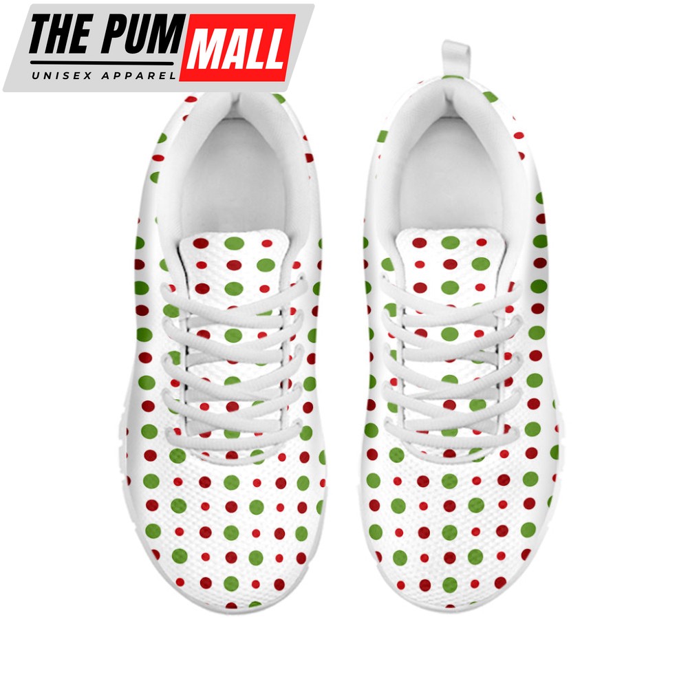 merry-christmas-dots-pattern-print-white-running-shoes-gift-for-men-and-women-z1rwzlfv Merry Christmas Dots Pattern Print White Running Shoes, Gift For Men And Women