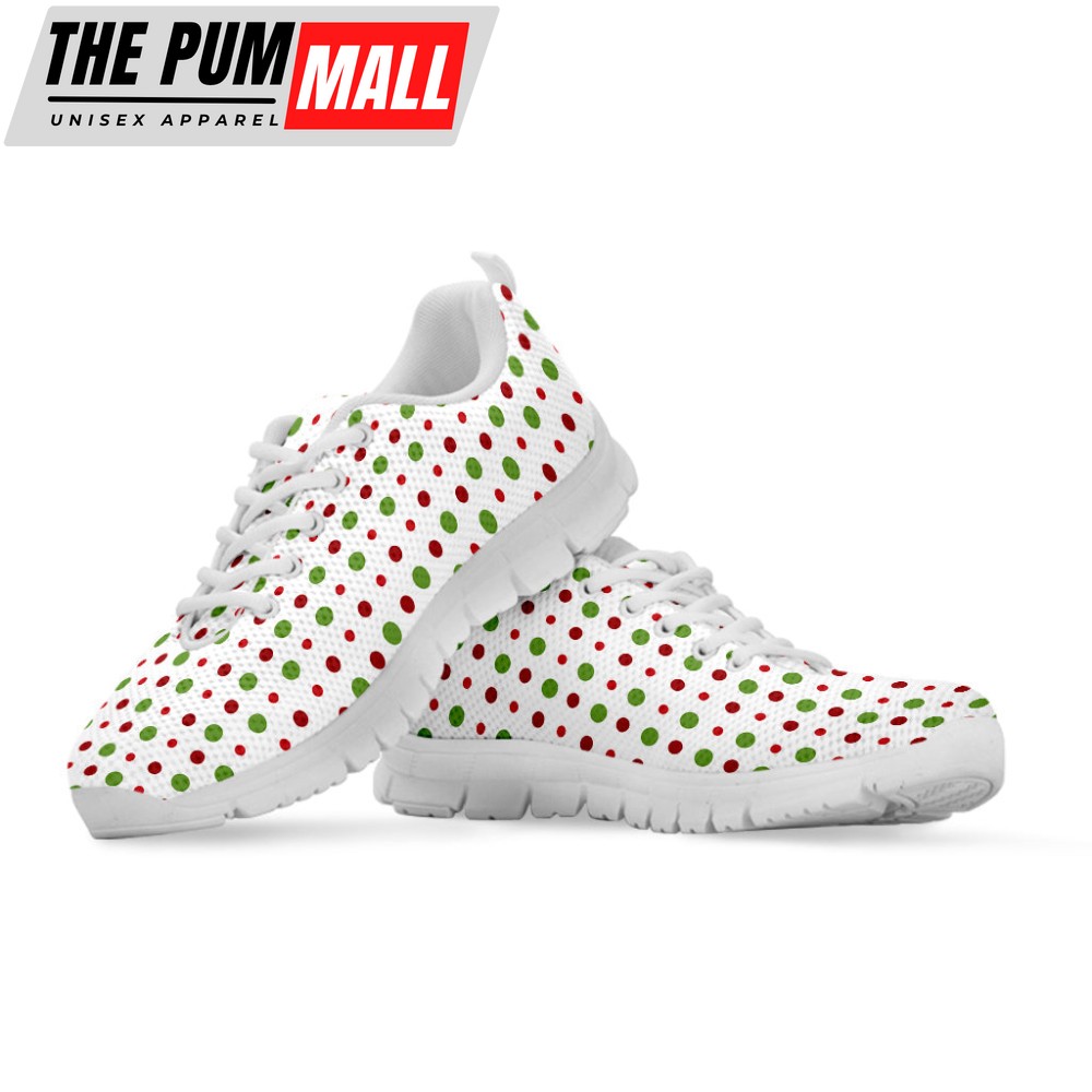 merry-christmas-dots-pattern-print-white-running-shoes-gift-for-men-and-women-z1rwzlfv Merry Christmas Dots Pattern Print White Running Shoes, Gift For Men And Women