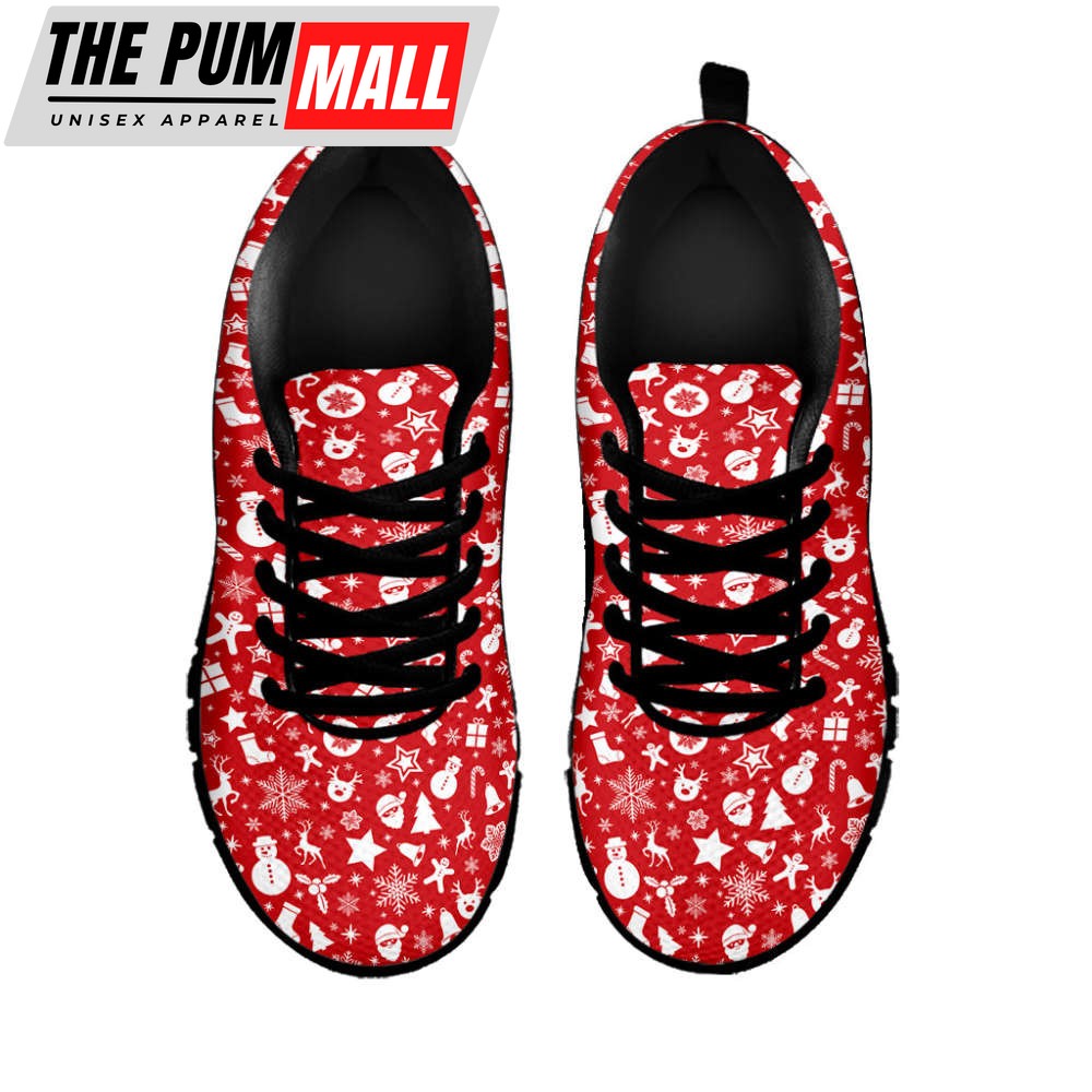 merry-christmas-elements-pattern-print-black-running-shoes-gift-for-men-and-wom-eoi29q2b Merry Christmas Elements Pattern Print Black Running Shoes, Gift For Men And Women