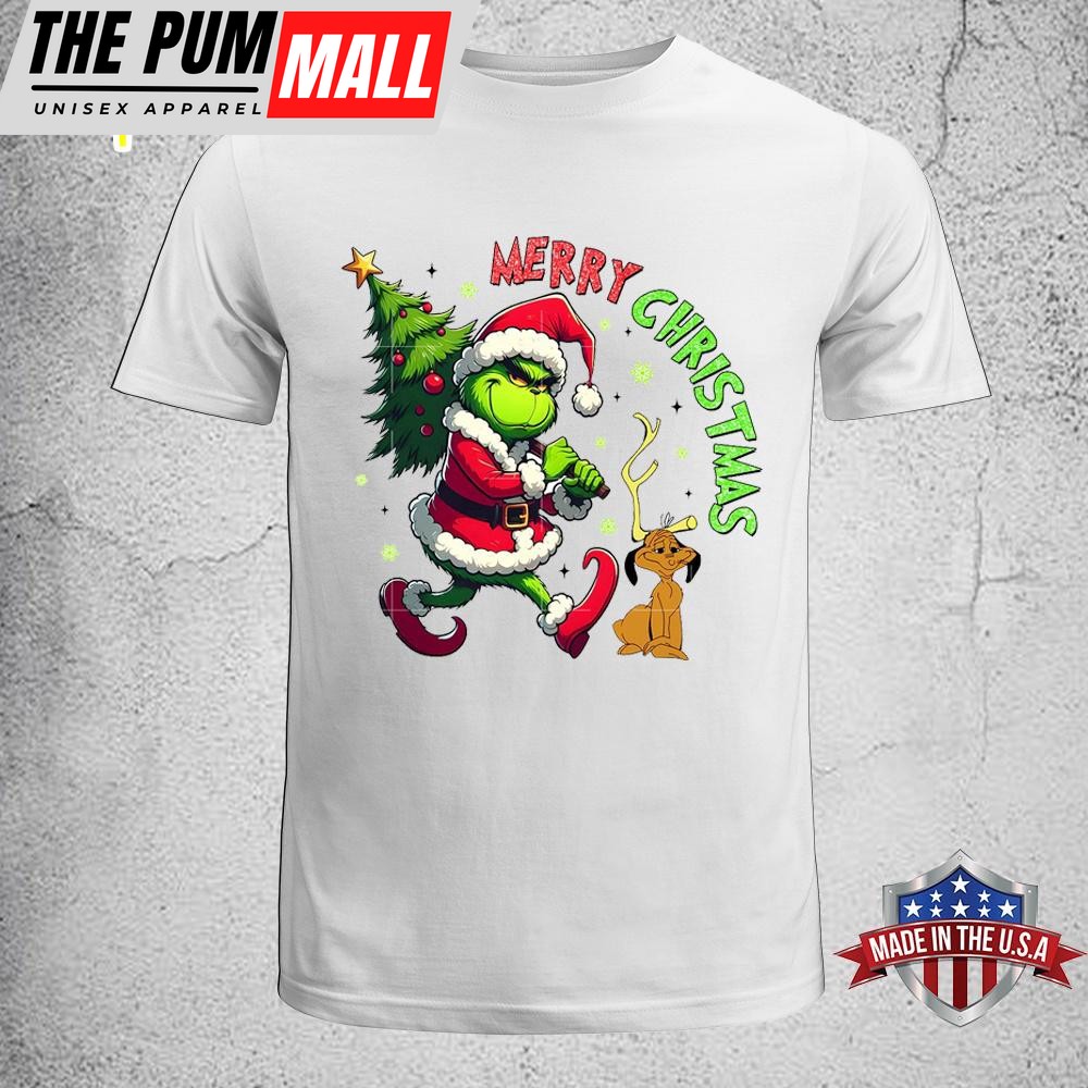 Merry Christmas Grinch Tree Unisex T-Shirt