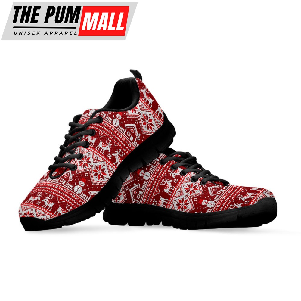 merry-christmas-knitted-pattern-print-black-running-shoes-gift-for-men-and-wome-cyj1qvpp Merry Christmas Knitted Pattern Print Black Running Shoes, Gift For Men And Women