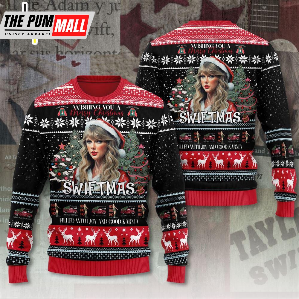 Merry Christmas Taylor Swift Swiftmas The Eras Tour Ugly Sweater