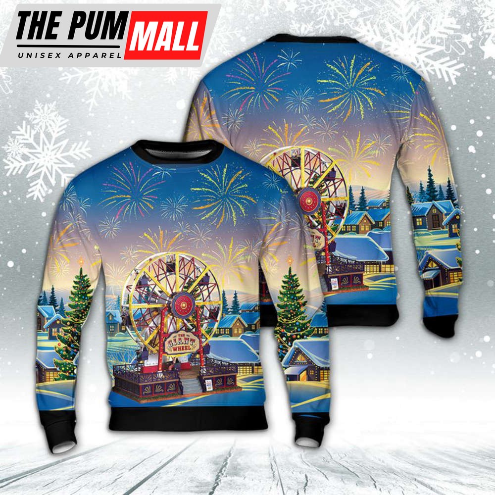 Merry Christmas The Giant Wheel Christmas Sweater Gift For Christmas
