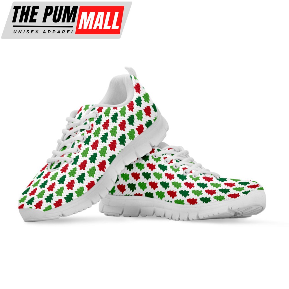 merry-christmas-tree-pattern-print-white-running-shoes-gift-for-men-and-women-5nq3c63w Merry Christmas Tree Pattern Print White Running Shoes, Gift For Men And Women