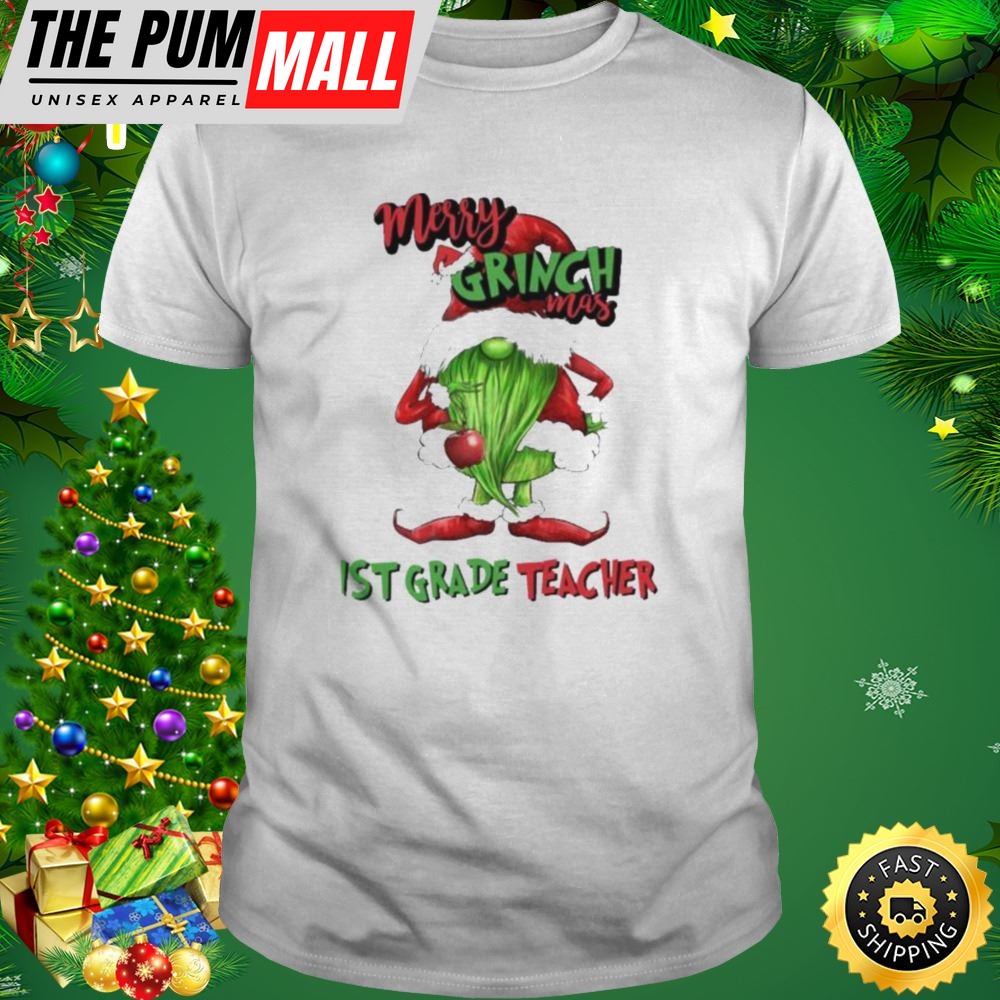Merry Grinchmas Itrs Grade Teacher 2025 Christmas Shirt