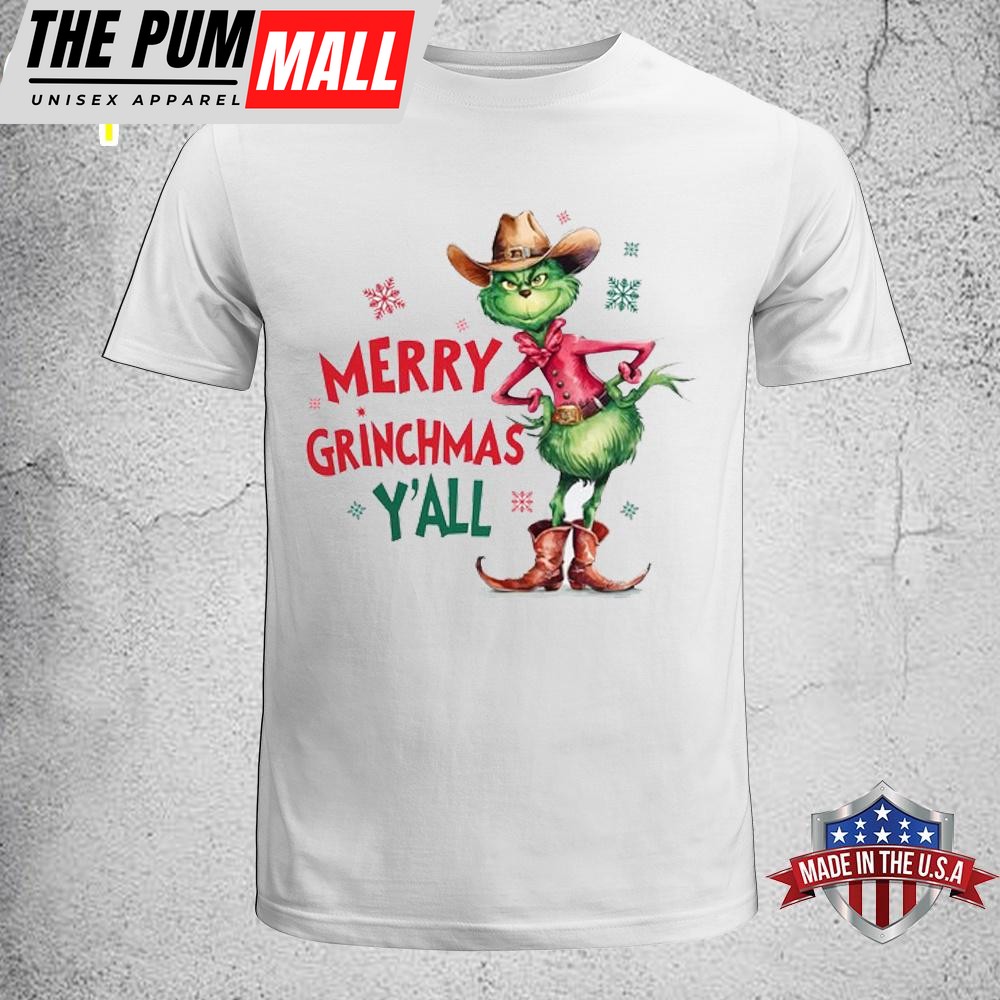 Merry Grinchmas Y’all Unisex T-Shirt