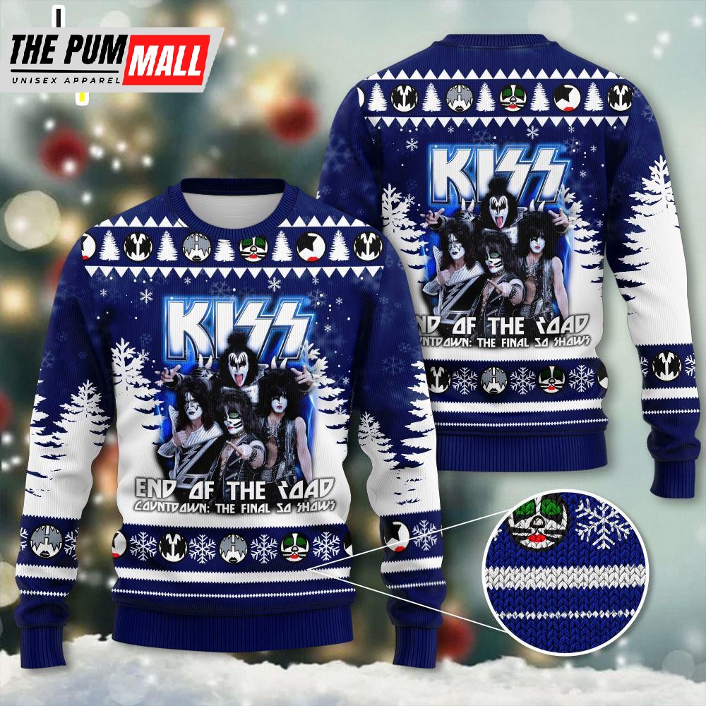 Merry Kissmas You Got The Best Holiday Kiss Fans Ugly Sweater Gift For Christmas