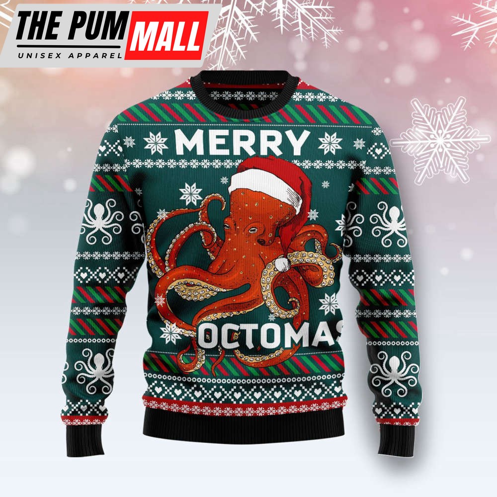 Merry Octomas TY289 Ugly Christmas Sweater – Noel Malalan Signature