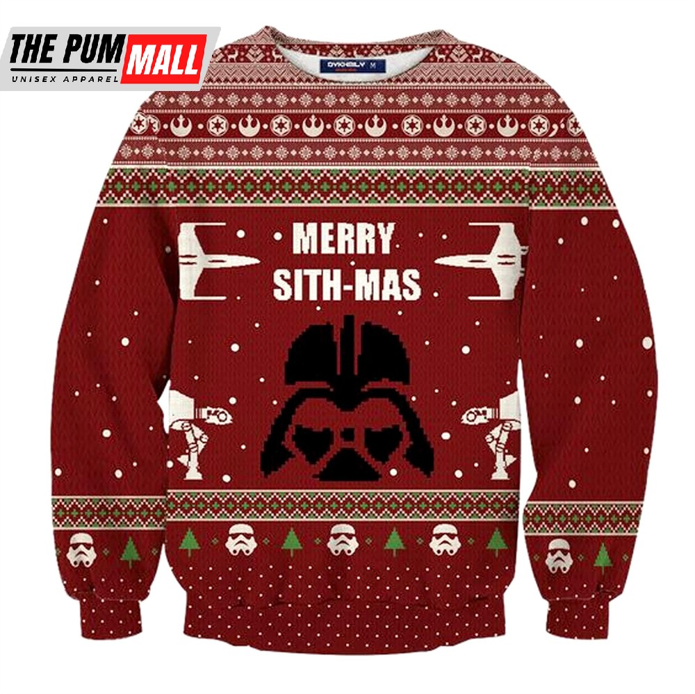 Merry Sith-Mas Christmas Ugly Sweater