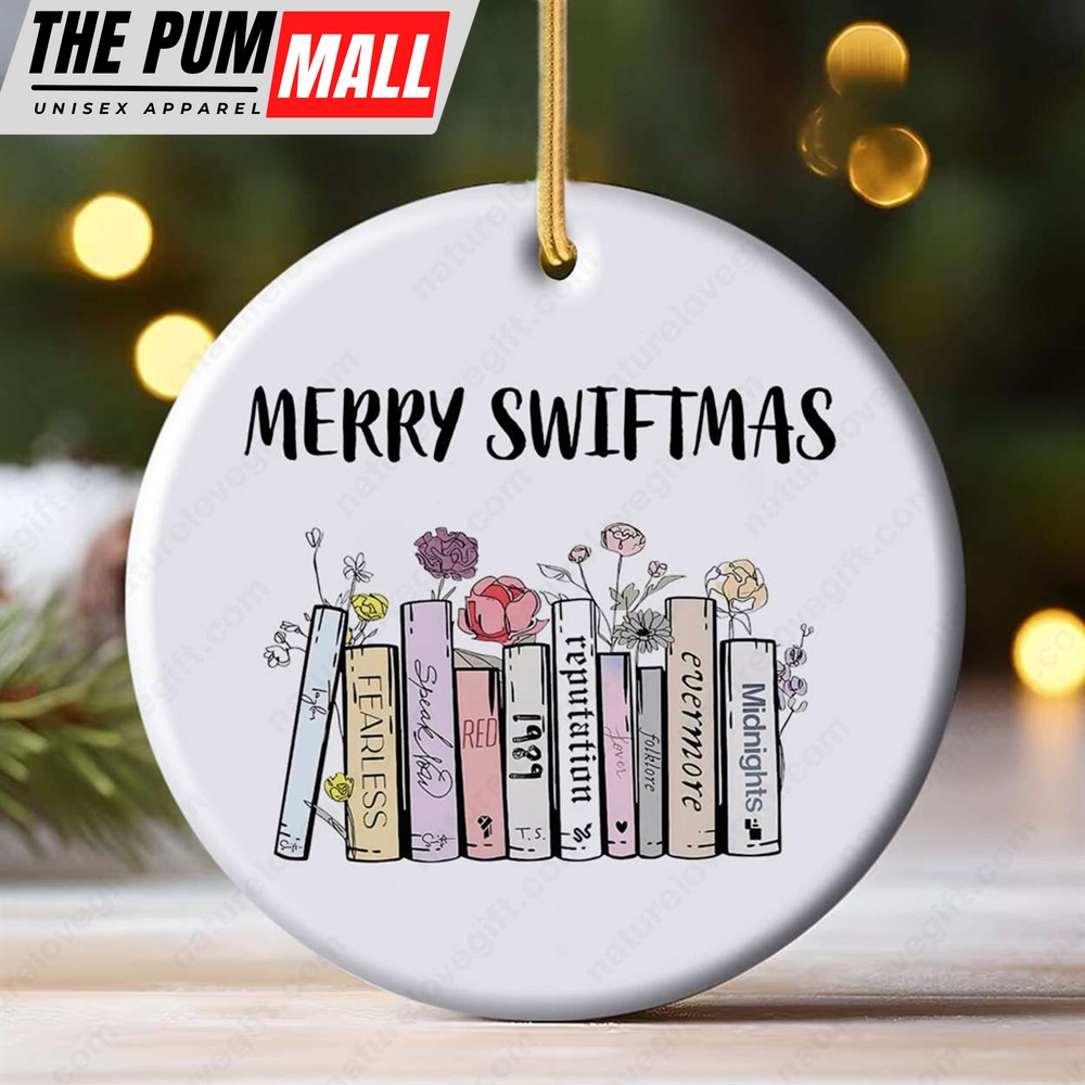 Merry Swiftmas Album Taylor Swift Christmas Ornament Gift for Fans Limited Edition
