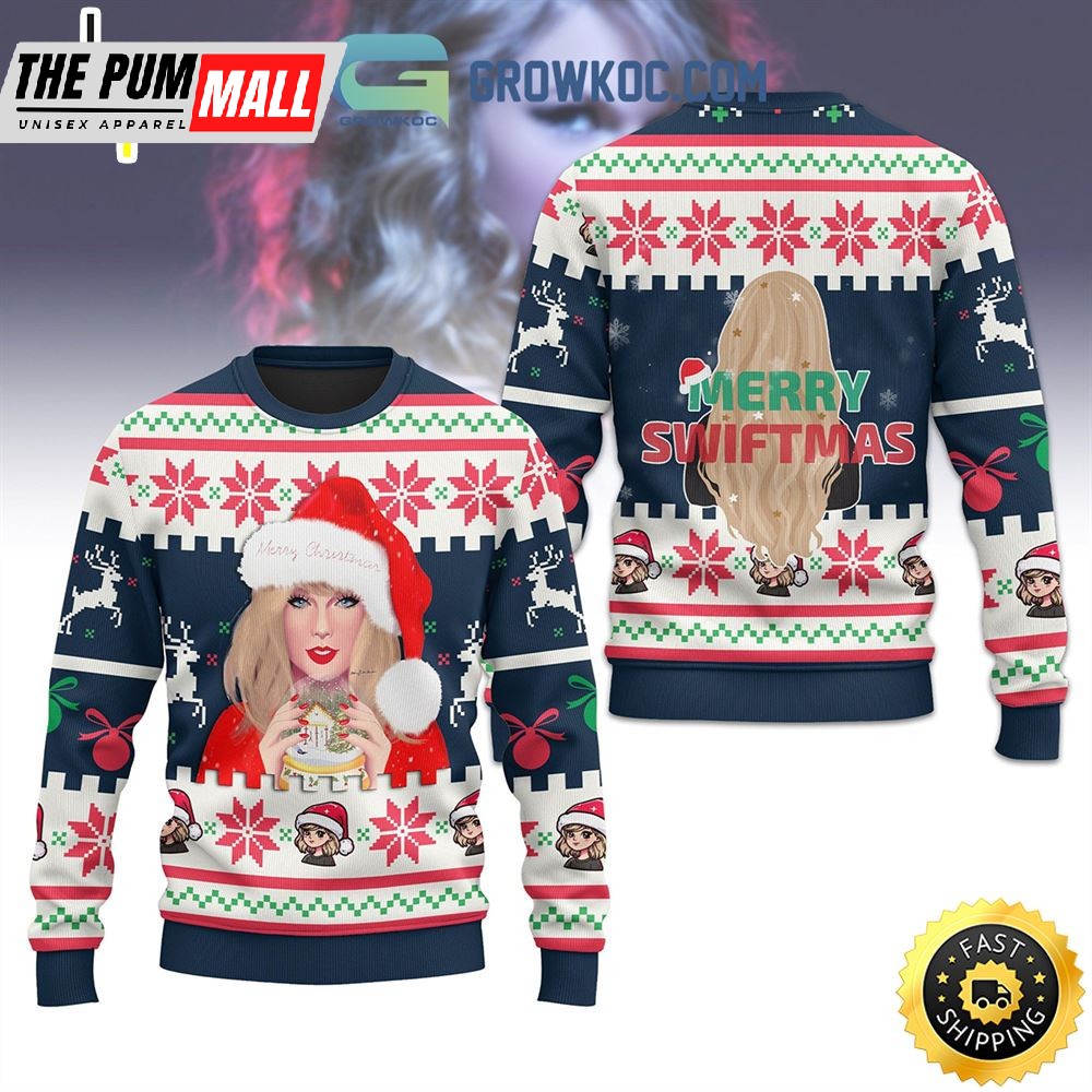 Merry Swiftmas Snow Christmas Ugly Sweater