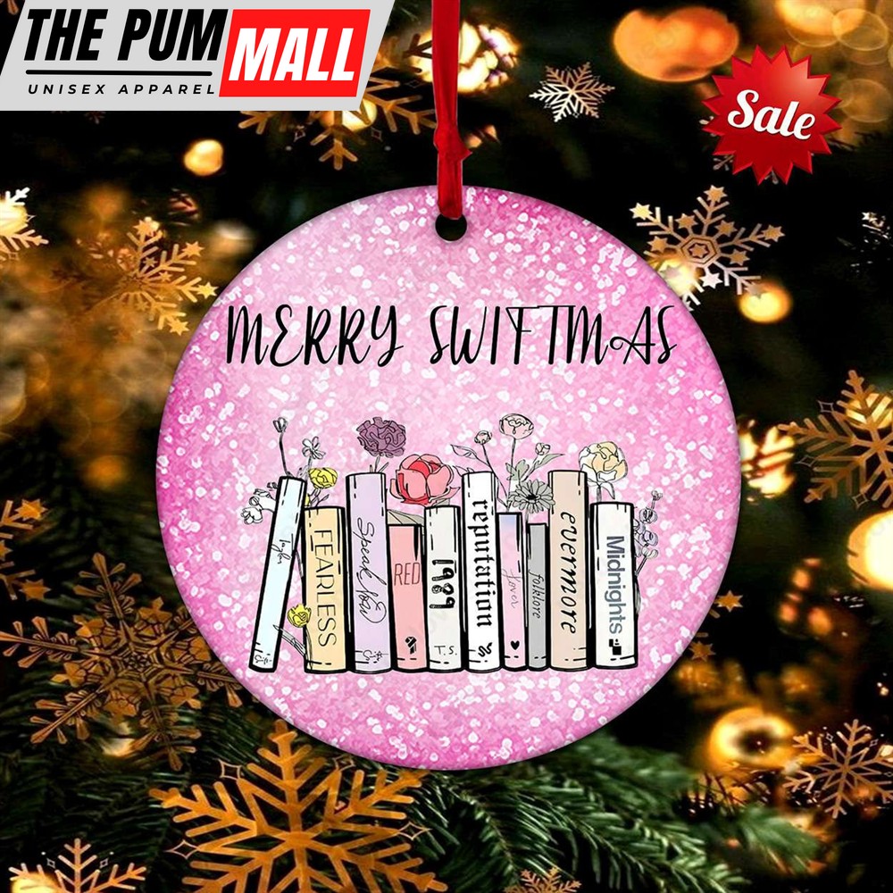 Merry Swiftmas Taylor Swift Christmas Ornament Xmas Gift For Taylor’s Fans Limited Edition